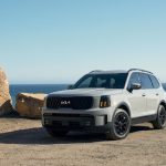 Kia Telluride moving through the SUV pack