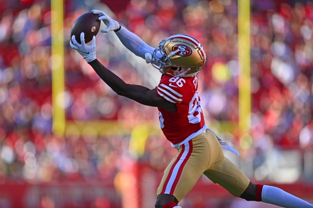 49ers activate Tay Martin vs. Commanders instead of speedster Danny Gray