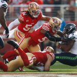 49ers’ defense overcomes key injuries to stifle Seahawks in second half