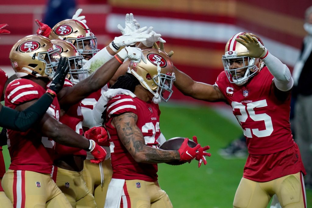 Shanahan downplays 49ers’ move to No. 1 seed; CB Verrett returns