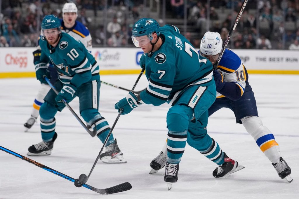 Injured San Jose Sharks’ centerman to miss next two games at least