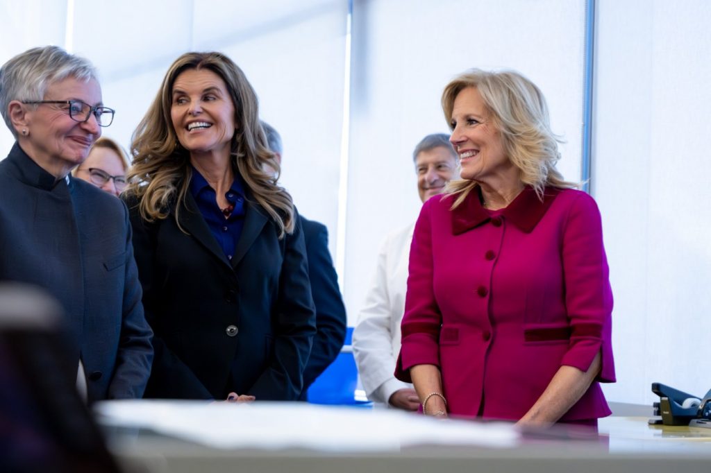 First Lady Jill Biden visits Cedars-Sinai to see research on women’s health