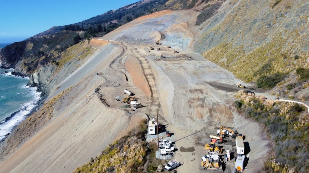 Caltrans says Highway 1 to reopen at Paul’s Slide on Big Sur coast in late spring