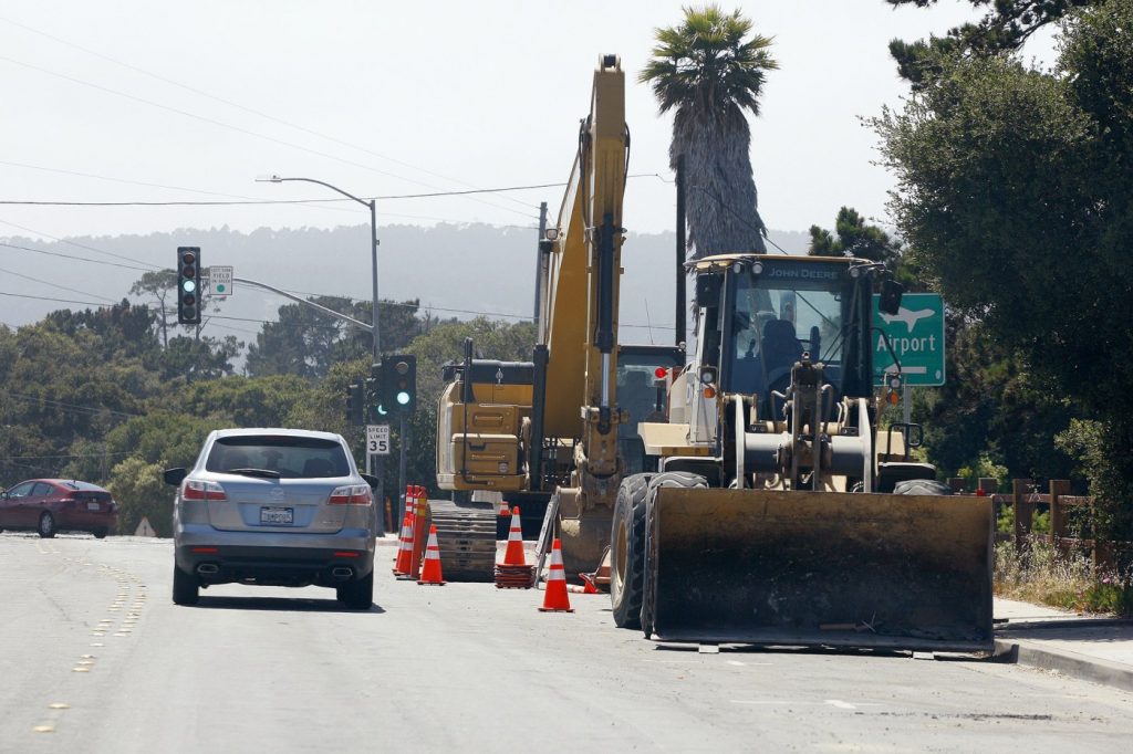 Stormwater filtering devices being installed in San Jose but one site left construction litter in its wake