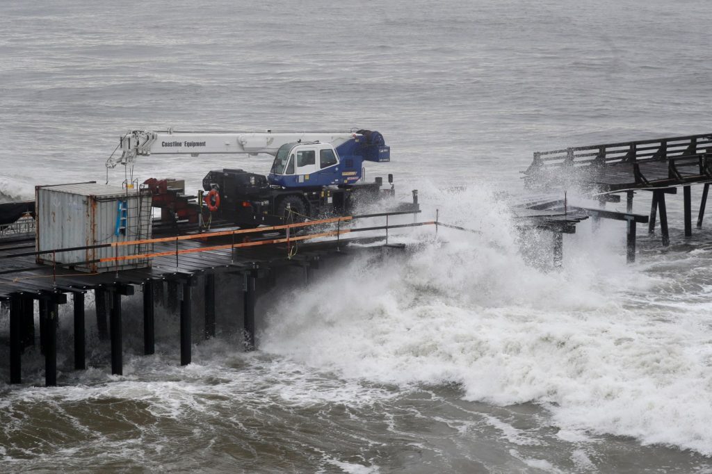 Watch: Monster waves crash into streets, cars, pedestrians along Northern California coast