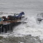 Watch: Monster waves crash into streets, cars, pedestrians along Northern California coast