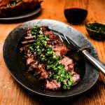 Easy, healthy home cooking: Grilled skirt steak with chimichurri recipe