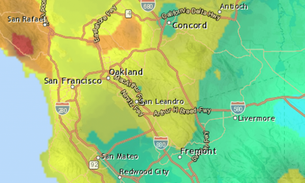 Bay Area rainfall chart: Three-day total exceeds 6 inches at some spots