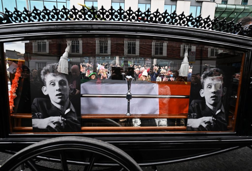 Thousands pay tribute to Pogues singer Shane MacGowan