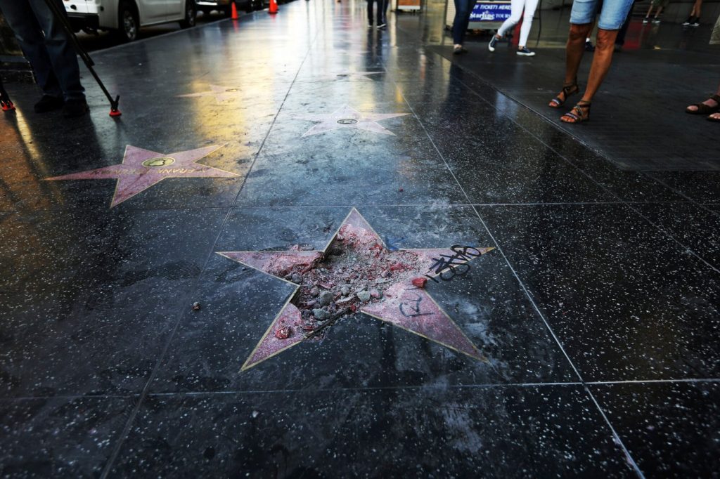 Petition calls for removal of Trump’s star from Walk of Fame