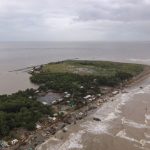 Coastal town in Mexico being destroyed by the rising seas