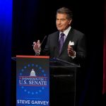 Barabak: Garvey stands out in California Senate debate. Not in good way