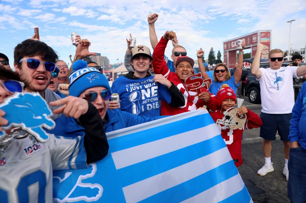 NFC Championship: Visiting Detroit Lions fans say beating 49ers will cause them to cry “tears of joy”