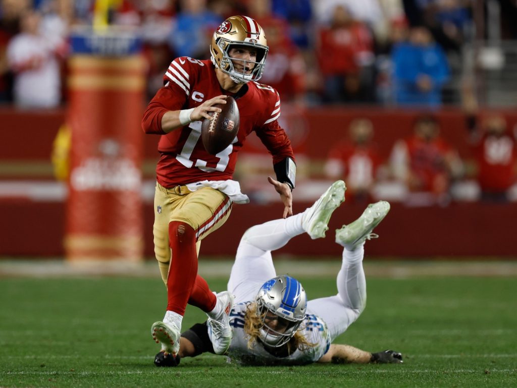 Purdy a step away from Montana-Young territory after 49ers’ comeback win over Lions