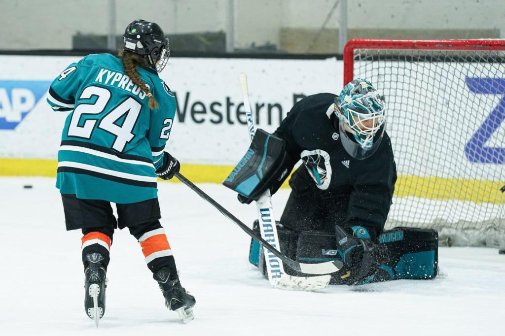 Hockey’s a sanctuary for a 12-year-old girl battling a rare disorder and liver failure. Here’s what the Sharks did for her