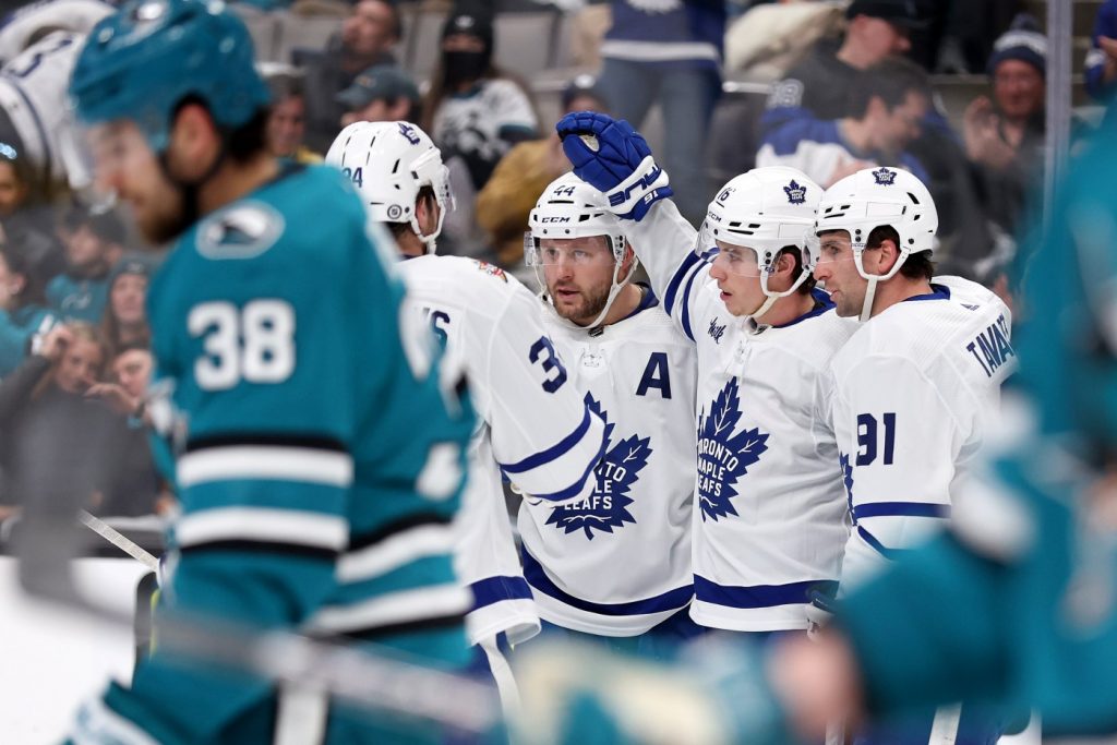 Sharks’ skid continues as slow start proves fatal in loss to Toronto Maple Leafs