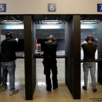 A California law banning the carrying of firearms in most public places is blocked again