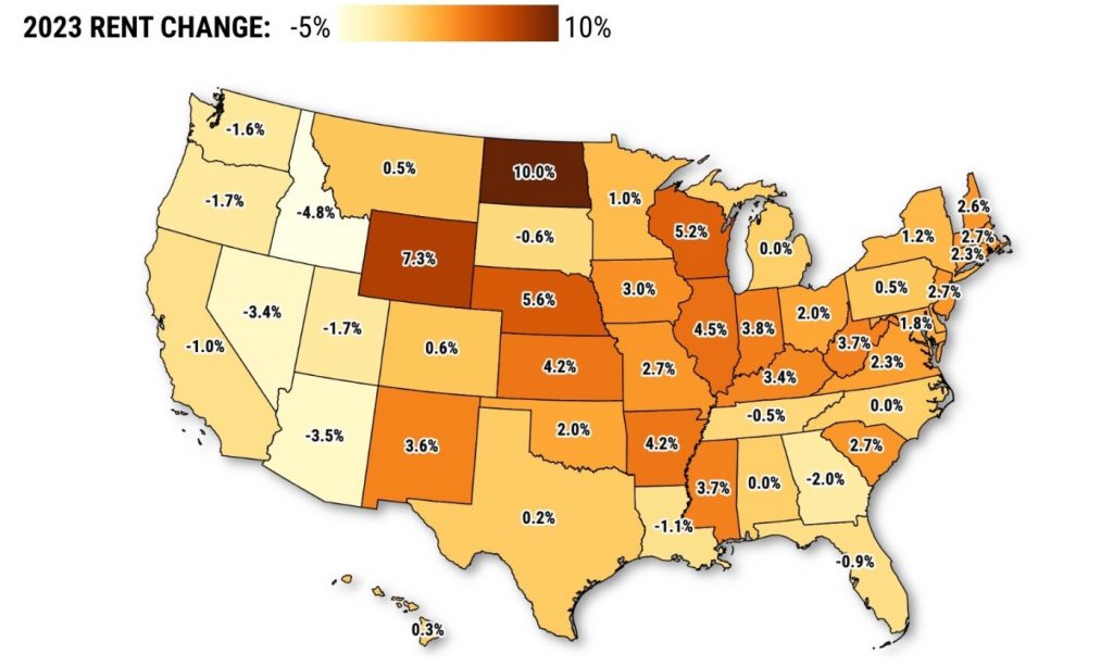 California rents dipped 1% last year, first drop since 2020