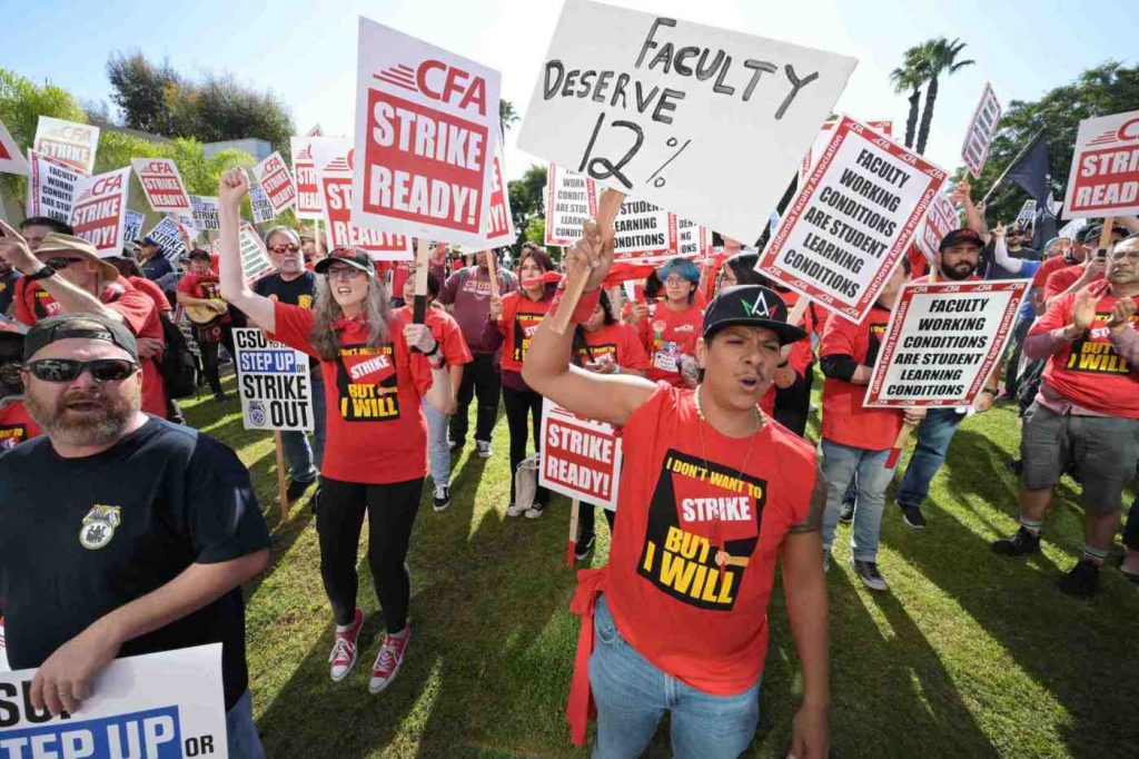 Thousands of Cal State faculty members set to strike Monday across the nation’s largest public university