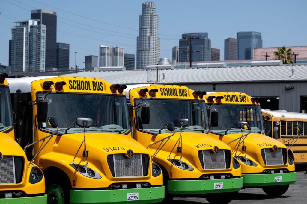 Plan to electrify California’s school buses gets big boost from the Biden administration