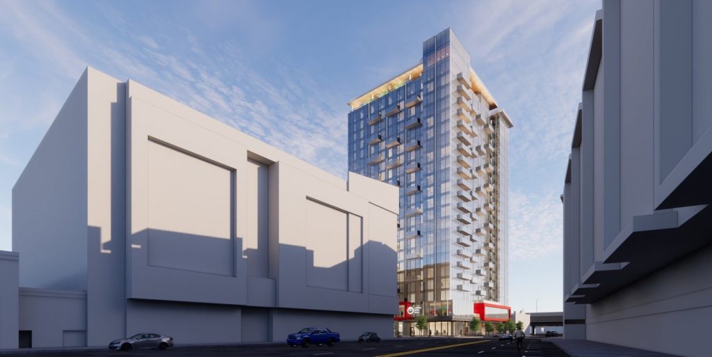 Downtown San Jose housing tower rises to key milestone by topping off