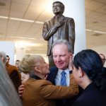 Norm Mineta statue unveiled at San Jose airport terminal