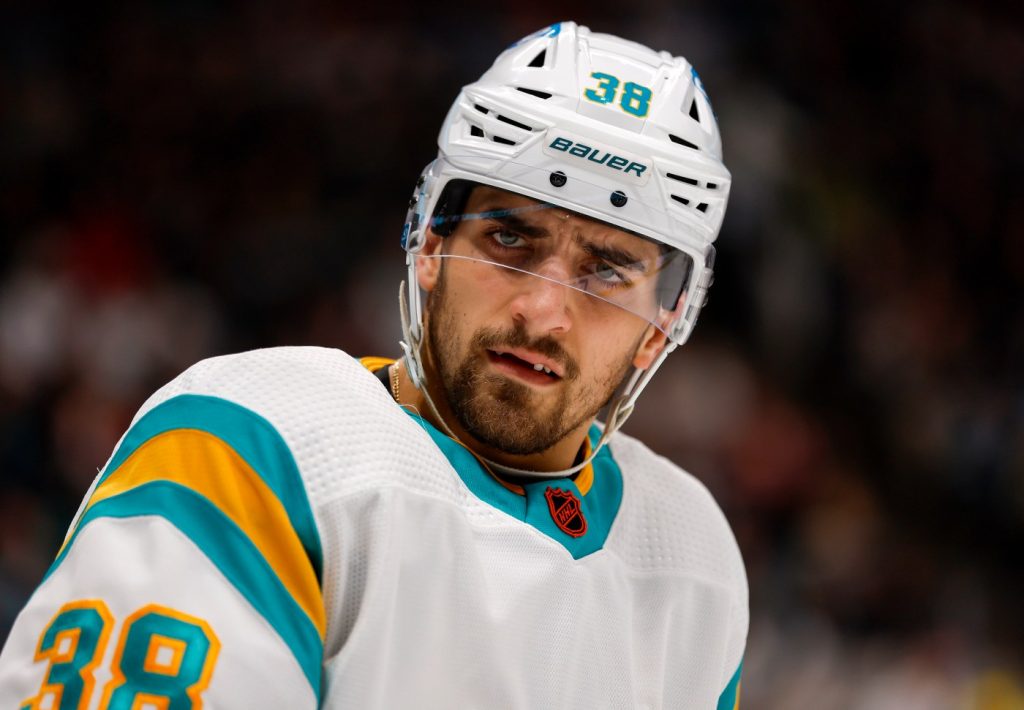 Sharks defenseman knocked out of game vs. Colorado Avalanche