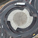 New ‘turbo roundabout’ at Highways 25 and 156 is only the second of its kind in the U.S.