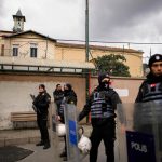 2 masked men kill a person in attack on Catholic church in Istanbul. Officials detain 2 ISIS members