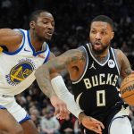 Without Steph Curry, underdog Warriors fight to end in loss to Milwaukee Bucks