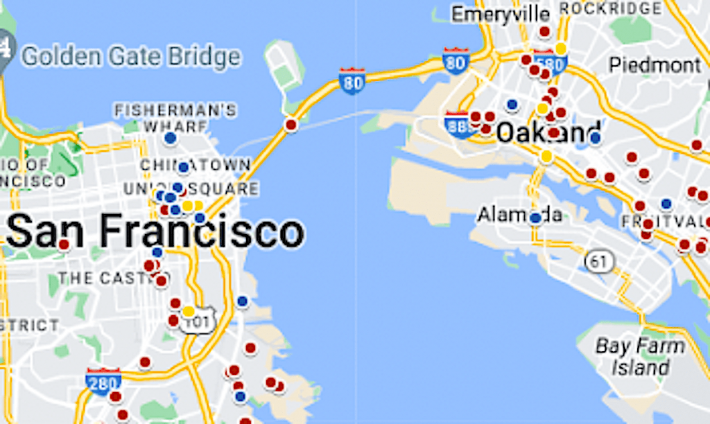 Bay Area homicides 2024: Map and details