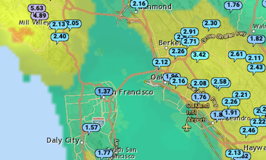 7 days of rain: How much did your city get during new year’s storms?