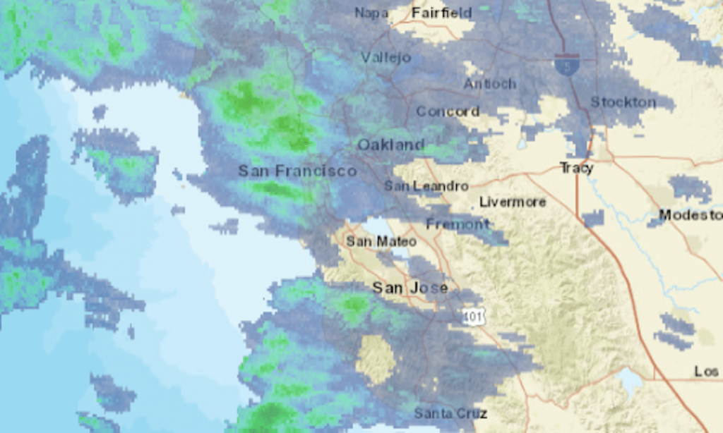 Rain tracker map: Where it’s raining in the Bay Area