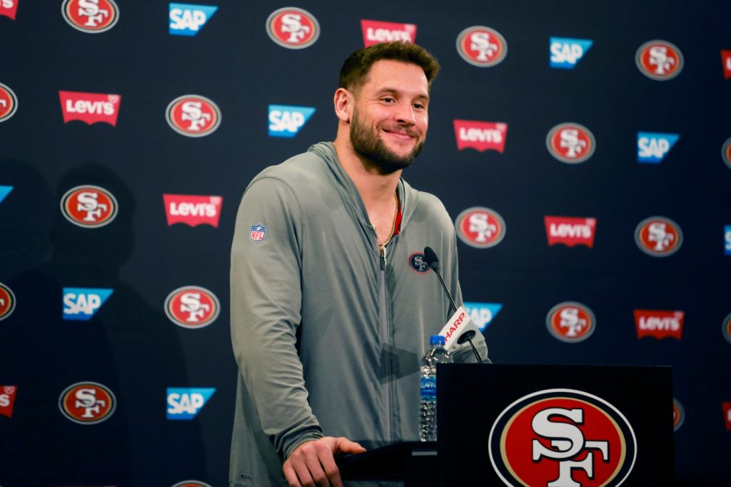 49ers’ Nick Bosa, Fred Warner channeling emotions ahead of Super Bowl