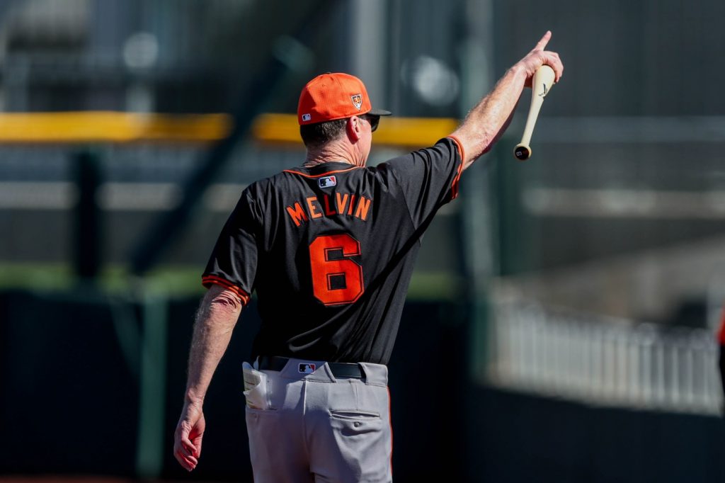 Bob Melvin names starting lineup for SF Giants’ spring training opener