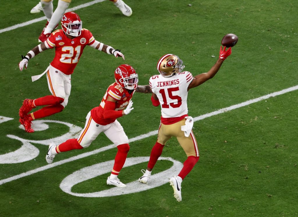 Jauan Jennings’ amazing Super Bowl performance goes for naught in 49ers’ devastating loss