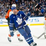 Maple Leafs’ Matthews breaks salary-cap era record held by Sharks winger