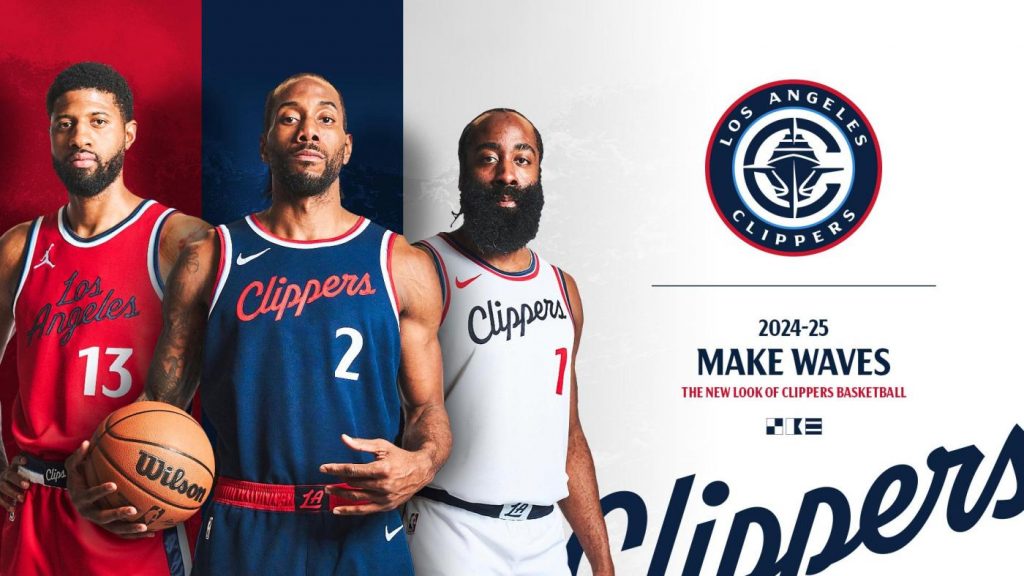 Clippers unveil new jerseys, logo ahead of move to new arena next season