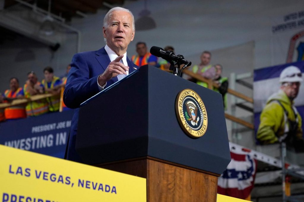 Biden sets his sights on Nevada’s primary, with November also high on his mind