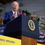 Biden sets his sights on Nevada’s primary, with November also high on his mind