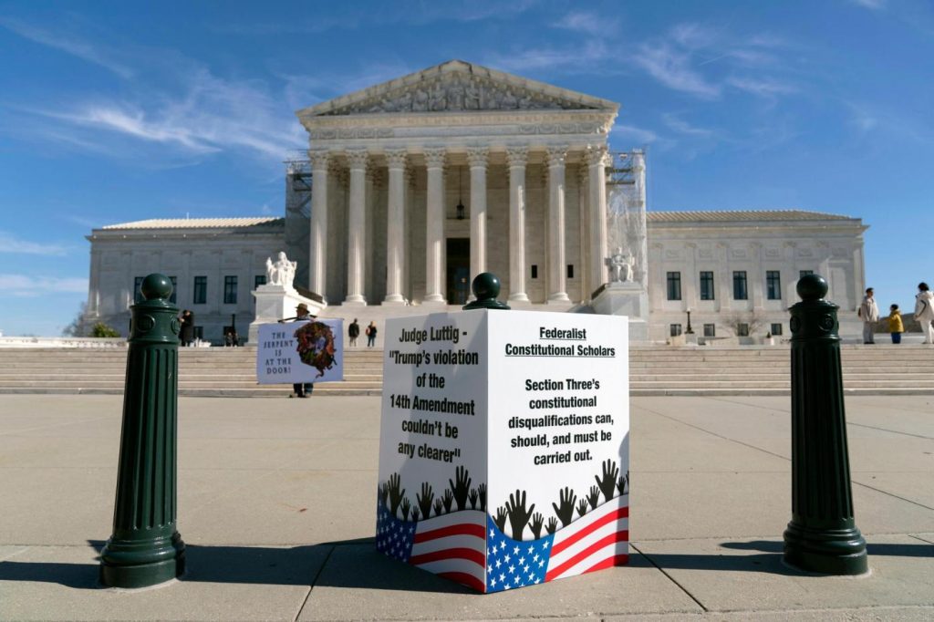 LIVE: Supreme Court arguments begin in landmark case seeking to kick Trump off ballot over Capitol attack