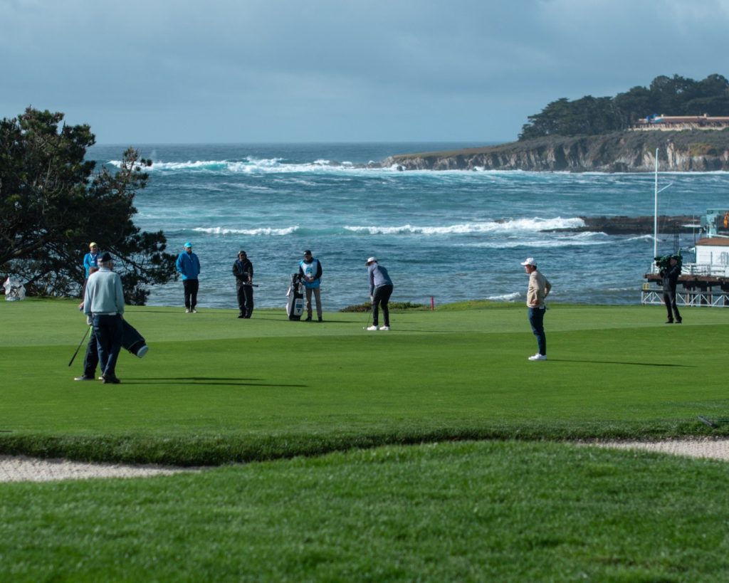 Photos: AT&T Pebble Beach Pro-Am: With the sun peeking through the tournament off to a smooth start