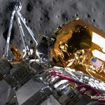 With its last hours of life, moon lander sends back photos