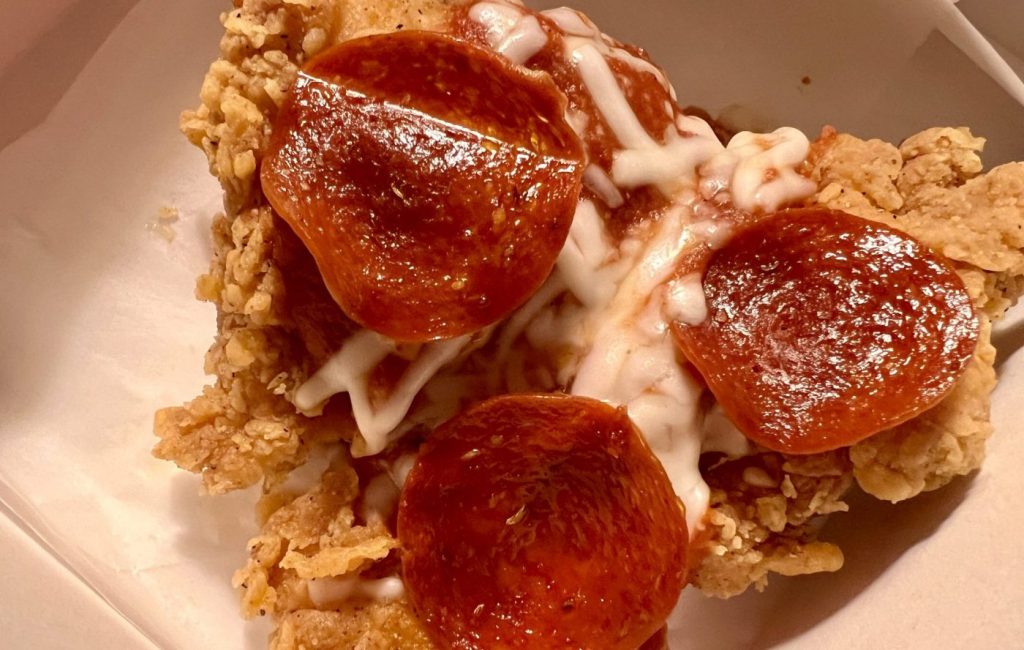 Here’s what you get when you order Chizza, KFC’s chicken/pizza mashup