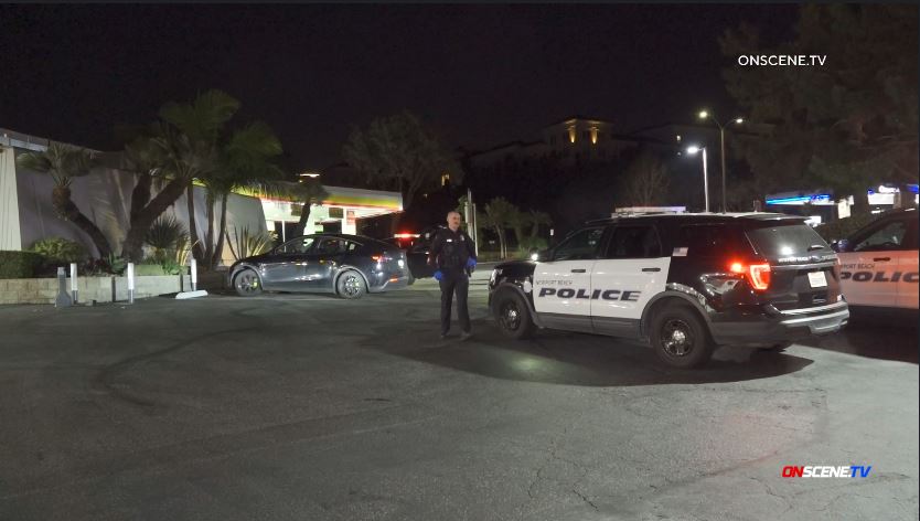 Road rage near Newport Beach pier leads to shooting; man in Tesla SUV injured