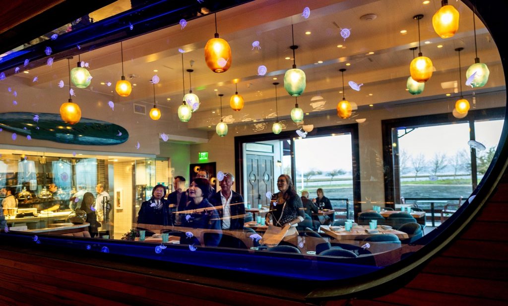 Redwood City: Jellyfish aquarium, pristine seafood star at new Hurrica restaurant