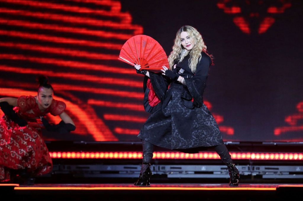 Review: Madonna does ‘my best’ in spectacular, frustrating show