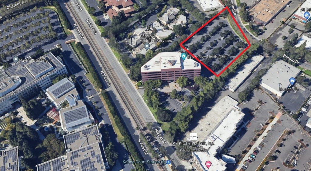 Apartment project could harmonize with existing San Jose office building