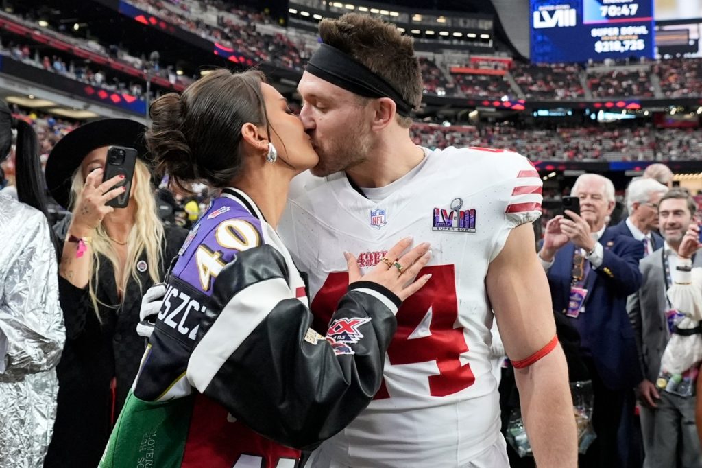 Kristin Juszczyk and Claire Kittle reveal emotional rollercoaster of 49ers Super Bowl loss