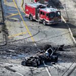 9 Los Angeles firefighters injured, 2 critically, in truck explosion